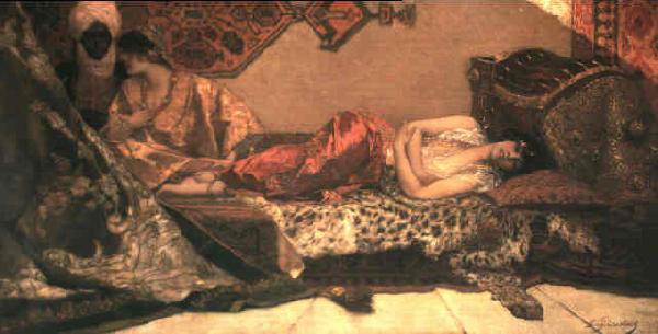 Jean-Joseph Benjamin-Constant Odalisque oil painting image